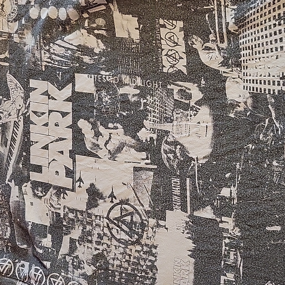 Vintage Y2k Linkin Park AOP Tee